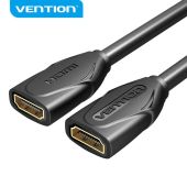 Vention HDMI v2.0 extension Cable Female to Female 0.5M Black, Gold - AAXBD