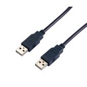 VCom USB 2.0 AM / AM Black - CU203-B-2m
