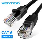 Vention Кабел LAN UTP Cat.6 Patch Cable - 3M Black - IBEBI