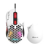 Xtrike ME Gaming Mouse GM-316W - 7200dpi, Detachable covers, White