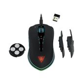 Gamdias Gaming Mouse - HADES M1 - 10800dpi, Wired and Wireless, RGB, weight tunning