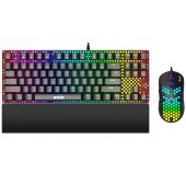 Marvo Gaming COMBO CM373 Blue Switches 2-in-1 - Mechanical Keyboard TKL, Mouse