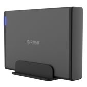 Orico Storage - Case - 3.5 inch Vertical, USB3.0, Power adapter, UASP, black - 7688U3-BK