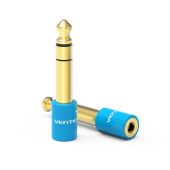 Vention Adapter Audio 6.5mm M / 3.5mm F - Blue - VAB-S01-L