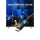 Vention HDMI v2.0 M / M 4K/60Hz Gold - 1.5M Black - AACBG