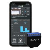 Shelly Безжично двуканално реле с контрол на щори Smart Wi-fi Relay - Shelly 2.5 - 2 channel, 2 x 10A