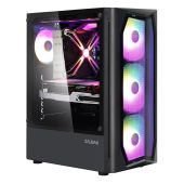 Zalman кутия за компютър Case ATX - N4 - RGB, Tempered Glass